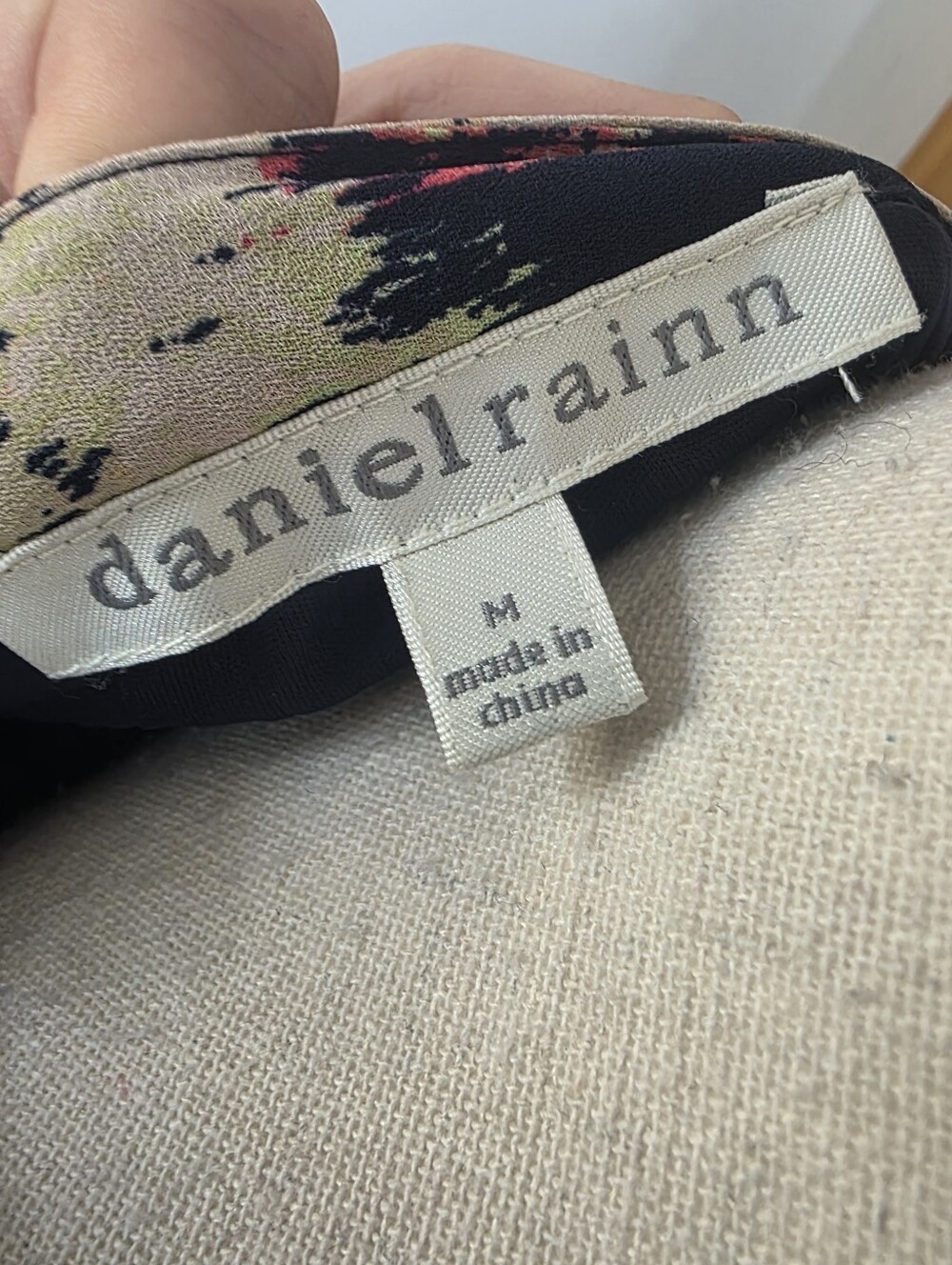 Daniel Rainn Floral Tie-Waist Dress, Medium - Picture 8 of 10